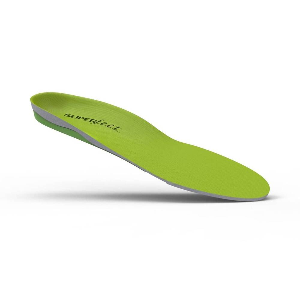 NEW SUPERFEET women's all purpose support insole in green